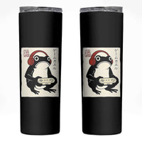 Japanese Gamer Frog Skinny Tumbler Boys Funny Vintage Gaming - Wonder Print Shop