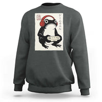 Japanese Gamer Frog Sweatshirt Boys Funny Vintage Gaming - Wonder Print Shop