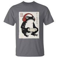 Japanese Gamer Frog T Shirt Boys Funny Vintage Gaming - Wonder Print Shop