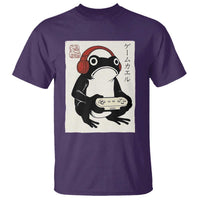 Japanese Gamer Frog T Shirt Boys Funny Vintage Gaming - Wonder Print Shop