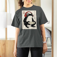 Japanese Gamer Frog T Shirt For Women Boys Funny Vintage Gaming - Wonder Print Shop