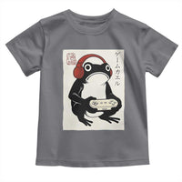 Japanese Gamer Frog Toddler T Shirt Boys Funny Vintage Gaming - Wonder Print Shop