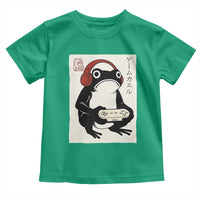 Japanese Gamer Frog Toddler T Shirt Boys Funny Vintage Gaming - Wonder Print Shop