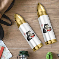 Funny Grumpy Frog Ramen Bullet Tumbler Sumi-e Kawaii Ink Painting Japanese