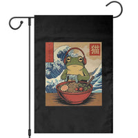 Cute Kawaii Gamer Frog Ramen Garden Flag Retro Japanese Funny Cat Gaming - Wonder Print Shop