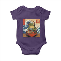 Cute Kawaii Gamer Frog Ramen Baby Onesie Retro Japanese Funny Cat Gaming - Wonder Print Shop