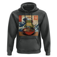 Cute Kawaii Gamer Frog Ramen Hoodie Retro Japanese Funny Cat Gaming - Wonder Print Shop
