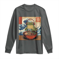 Cute Kawaii Gamer Frog Ramen Long Sleeve Shirt Retro Japanese Funny Cat Gaming - Wonder Print Shop