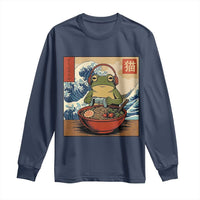 Cute Kawaii Gamer Frog Ramen Long Sleeve Shirt Retro Japanese Funny Cat Gaming - Wonder Print Shop