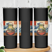 Cute Kawaii Gamer Frog Ramen Skinny Tumbler Retro Japanese Funny Cat Gaming - Wonder Print Shop