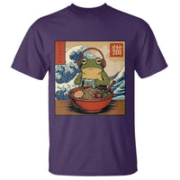 Cute Kawaii Gamer Frog Ramen T Shirt Retro Japanese Funny Cat Gaming - Wonder Print Shop