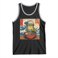 Cute Kawaii Gamer Frog Ramen Tank Top Retro Japanese Funny Cat Gaming - Wonder Print Shop