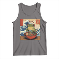 Cute Kawaii Gamer Frog Ramen Tank Top Retro Japanese Funny Cat Gaming - Wonder Print Shop
