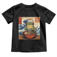 Cute Kawaii Gamer Frog Ramen Toddler T Shirt Retro Japanese Funny Cat Gaming - Wonder Print Shop