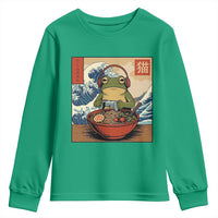 Cute Kawaii Gamer Frog Ramen Youth Sweatshirt Retro Japanese Funny Cat Gaming - Wonder Print Shop