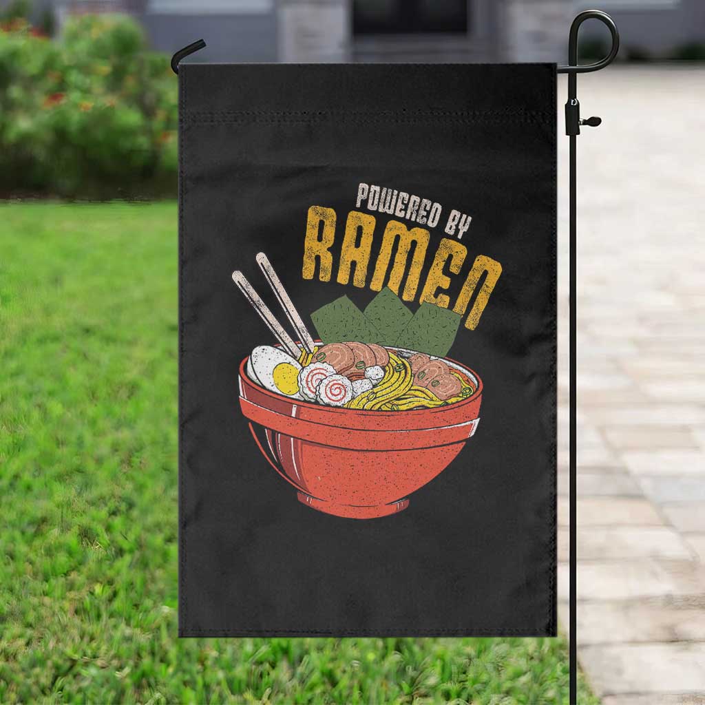 Powered by Ramen Garden Flag Japanese Love Anime Noodles - Wonder Print Shop