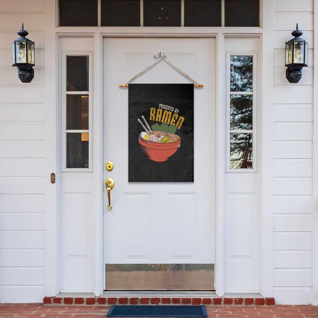 Powered by Ramen Garden Flag Japanese Love Anime Noodles - Wonder Print Shop