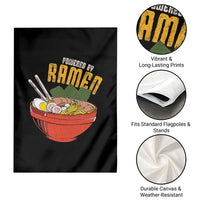 Powered by Ramen Garden Flag Japanese Love Anime Noodles - Wonder Print Shop