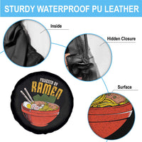 Powered by Ramen Spare Tire Cover Japanese Love Anime Noodles - Wonder Print Shop