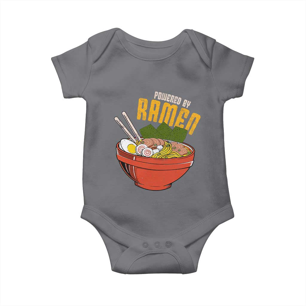 Powered by Ramen Baby Onesie Japanese Love Anime Noodles - Wonder Print Shop