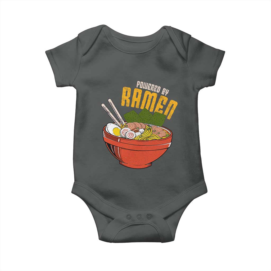 Powered by Ramen Baby Onesie Japanese Love Anime Noodles - Wonder Print Shop