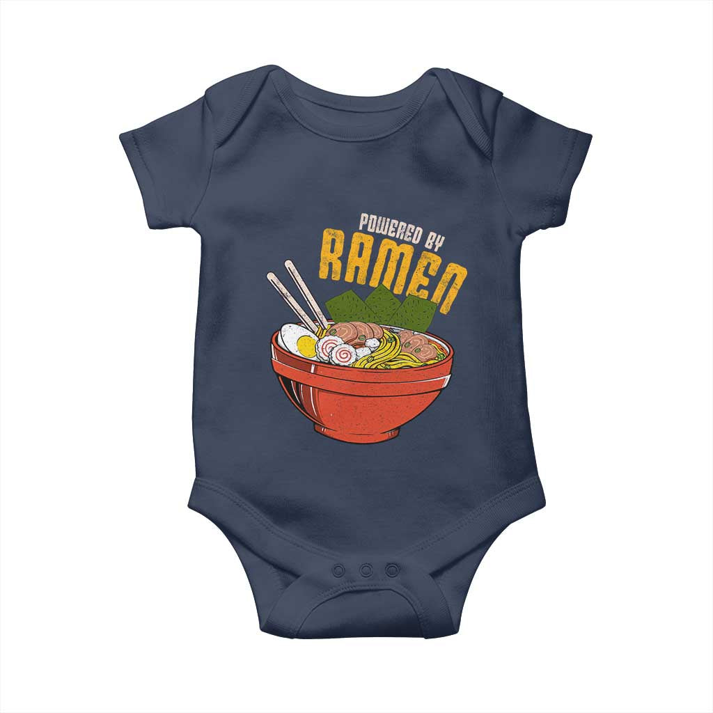 Powered by Ramen Baby Onesie Japanese Love Anime Noodles - Wonder Print Shop