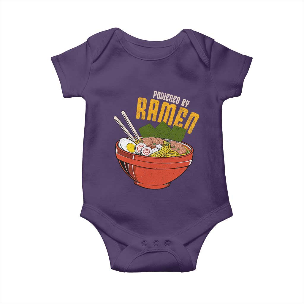 Powered by Ramen Baby Onesie Japanese Love Anime Noodles - Wonder Print Shop