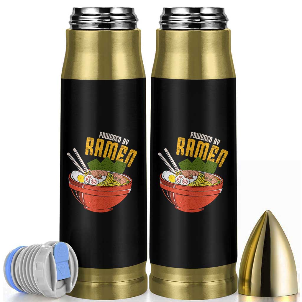 Powered by Ramen Bullet Tumbler Japanese Love Anime Noodles - Wonder Print Shop