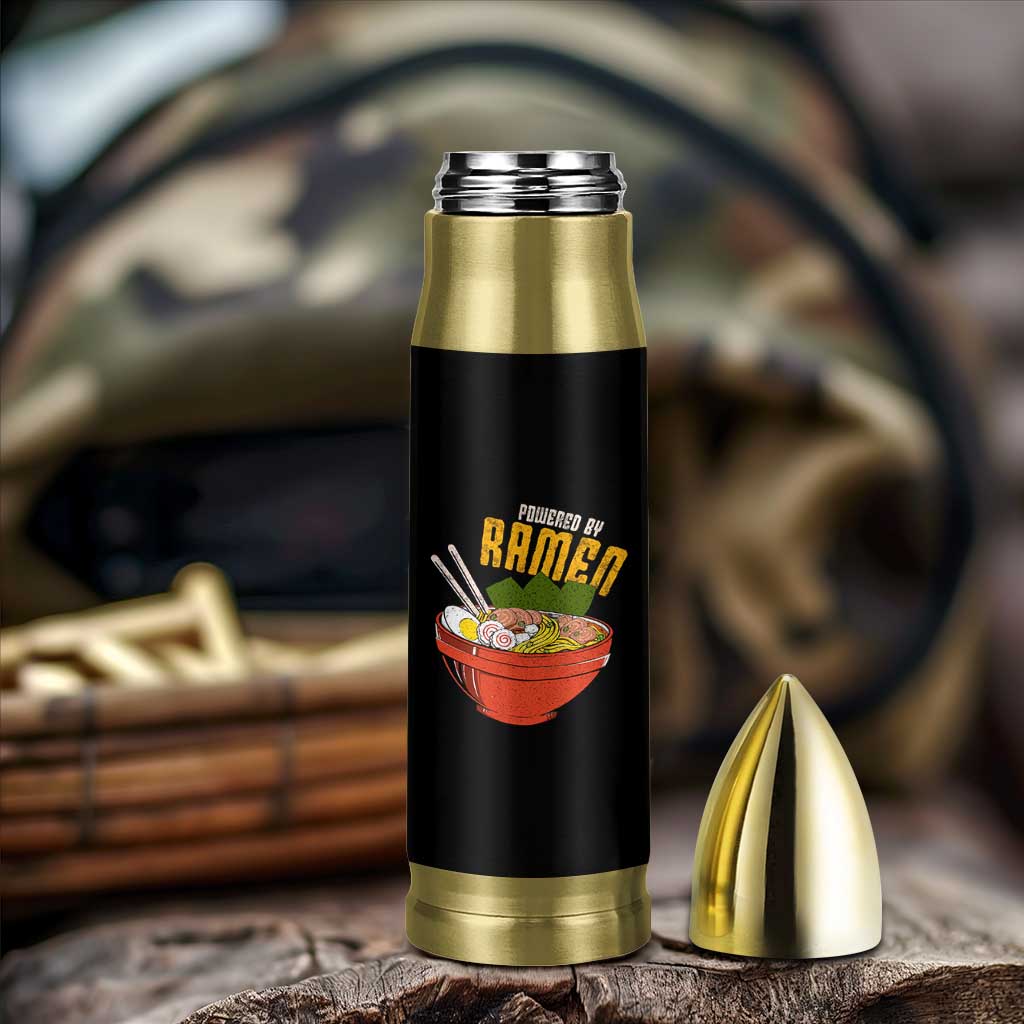 Powered by Ramen Bullet Tumbler Japanese Love Anime Noodles - Wonder Print Shop