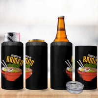 Powered by Ramen 4 in 1 Can Cooler Tumbler Japanese Love Anime Noodles - Wonder Print Shop