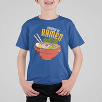 Powered by Ramen T Shirt For Kid Japanese Love Anime Noodles - Wonder Print Shop