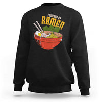 Powered by Ramen Sweatshirt Japanese Love Anime Noodles - Wonder Print Shop