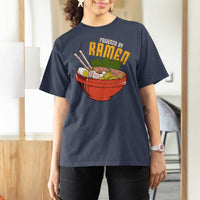 Powered by Ramen T Shirt For Women Japanese Love Anime Noodles - Wonder Print Shop