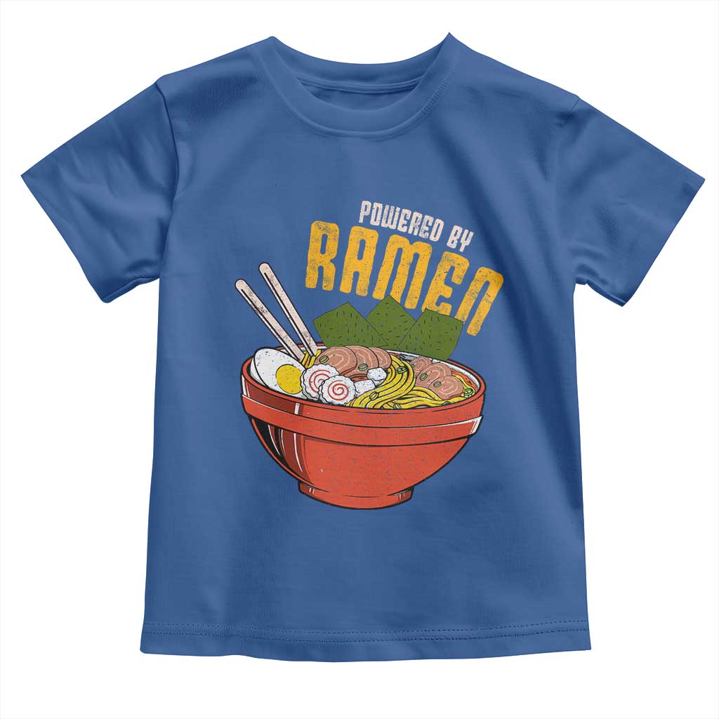 Powered by Ramen Toddler T Shirt Japanese Love Anime Noodles - Wonder Print Shop