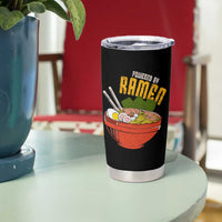 Powered by Ramen Tumbler Cup Japanese Love Anime Noodles - Wonder Print Shop