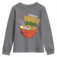 Powered by Ramen Youth Sweatshirt Japanese Love Anime Noodles - Wonder Print Shop