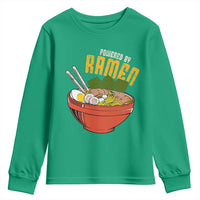 Powered by Ramen Youth Sweatshirt Japanese Love Anime Noodles - Wonder Print Shop