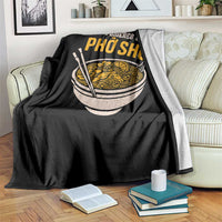 Vietnamese Pho Throw Blanket Funny Vietnam Foodie Food Humor