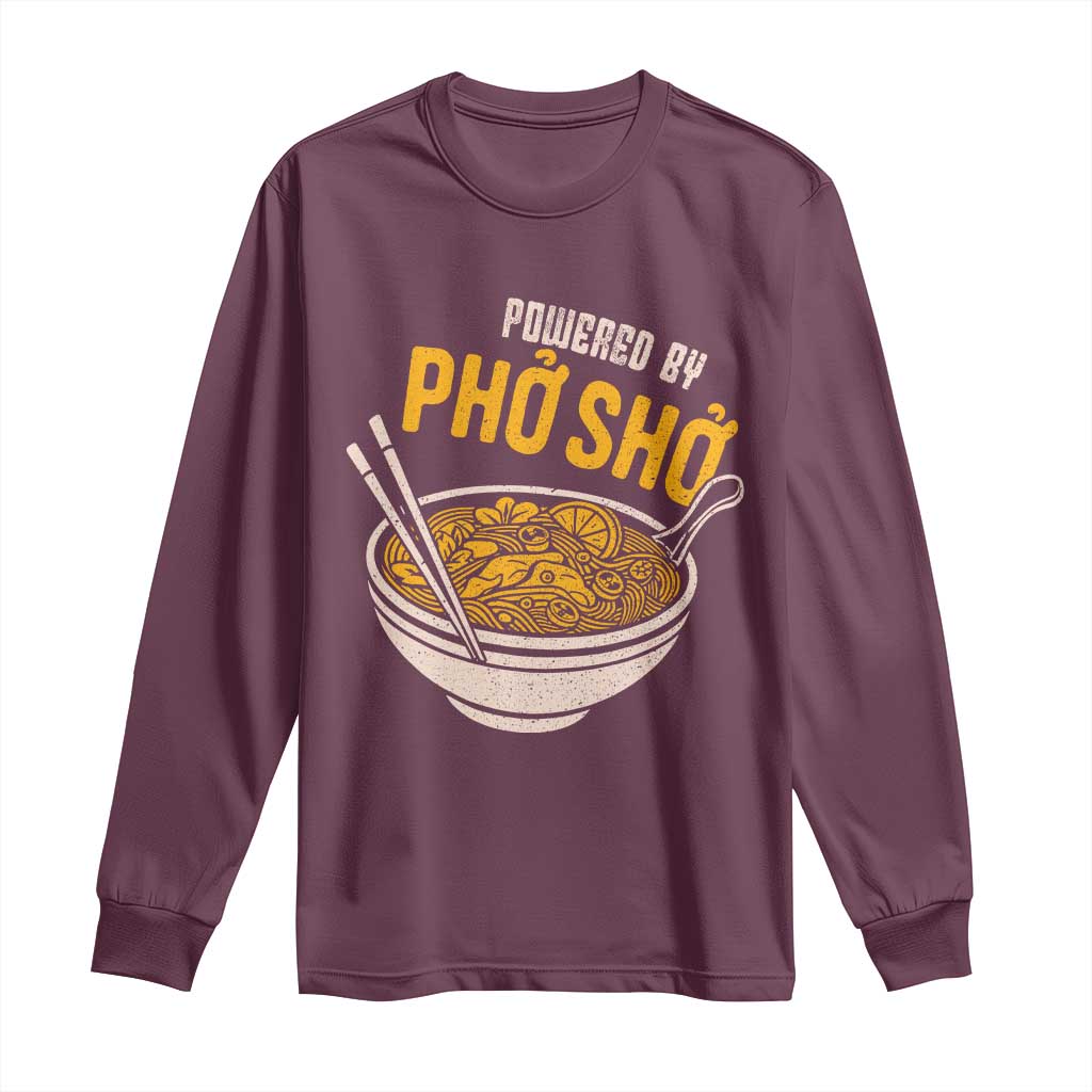 Vietnamese Pho Long Sleeve Shirt Funny Vietnam Foodie Food Humor