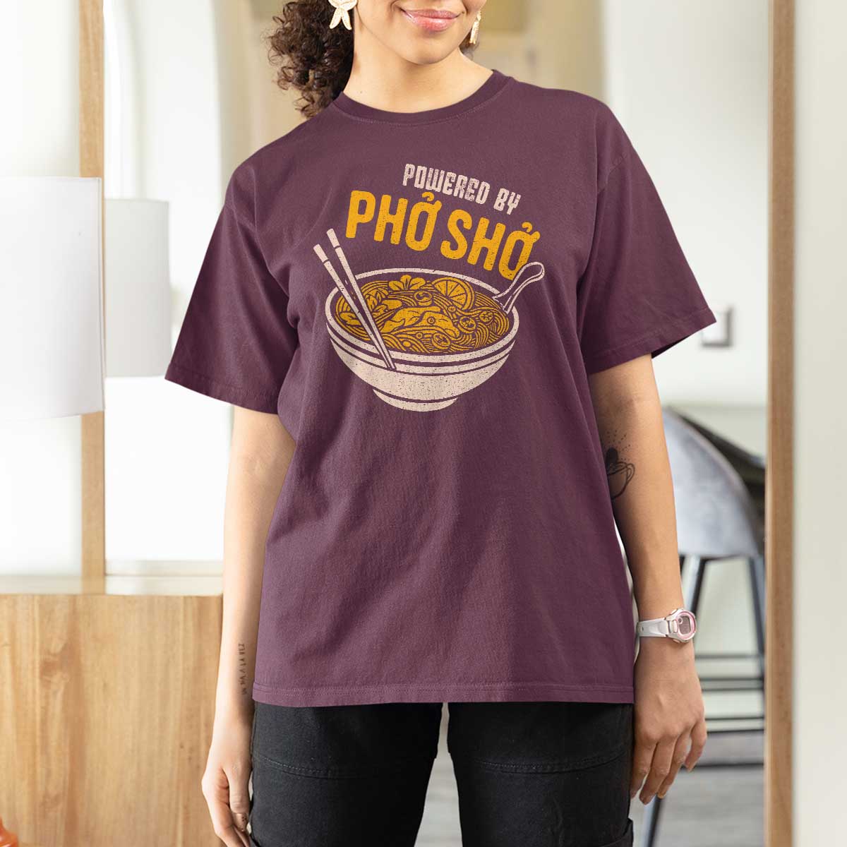 Vietnamese Pho T Shirt For Women Funny Vietnam Foodie Food Humor