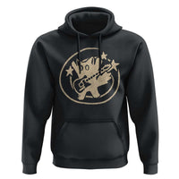 90s Y2K Scary Cat Hoodie Scared Under Starry Tail Cat Playing Guitar - Wonder Print Shop