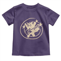 90s Y2K Scary Cat Toddler T Shirt Scared Under Starry Tail Cat Playing Guitar - Wonder Print Shop