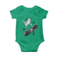 Skateboard Cat Y2K Baby Onesie Rockstar Gf Aesthetic Cat Retro Grunge Skater - Wonder Print Shop