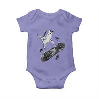 Skateboard Cat Y2K Baby Onesie Rockstar Gf Aesthetic Cat Retro Grunge Skater - Wonder Print Shop