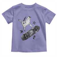 Skateboard Cat Y2K Toddler T Shirt Rockstar Gf Aesthetic Cat Retro Grunge Skater - Wonder Print Shop