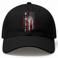 Double Play Baseball Cap 6 4 3 2 Vintage Baseball Math Softball Player American Flag
