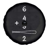 Double Play Spare Tire Cover 6 4 3 2 Vintage Baseball Bat Softball Player