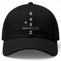 Double Play Baseball Cap 6 4 3 2 Vintage Baseball Bat Softball Player