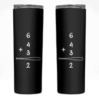 Double Play Skinny Tumbler 6 4 3 2 Vintage Baseball Bat Softball Player