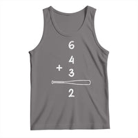 Double Play Tank Top 6 4 3 2 Vintage Baseball Bat Softball Player